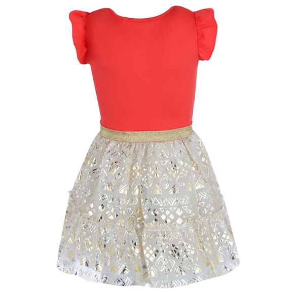 Jerry Leigh Girl's Disney Moana Princess Cosplay Tutu Dress - Picture 2 of 4